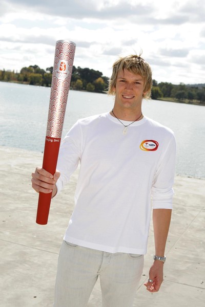 Aaron Fleming, New Zealand's only Olympic Torch Bearer